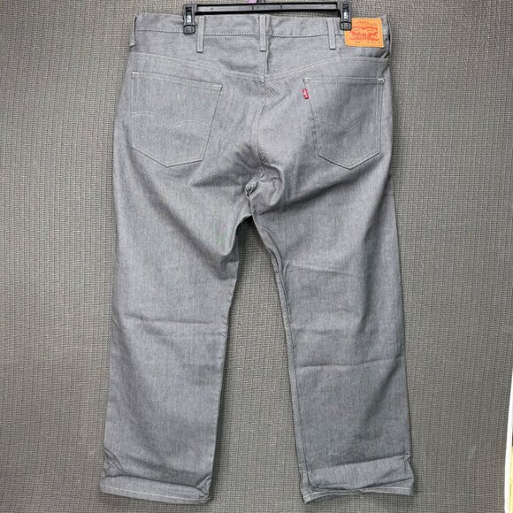 Levis 569 Mens Size W40 L30 Gray Straight Fit Denim Jeans - Picture 2 of 9